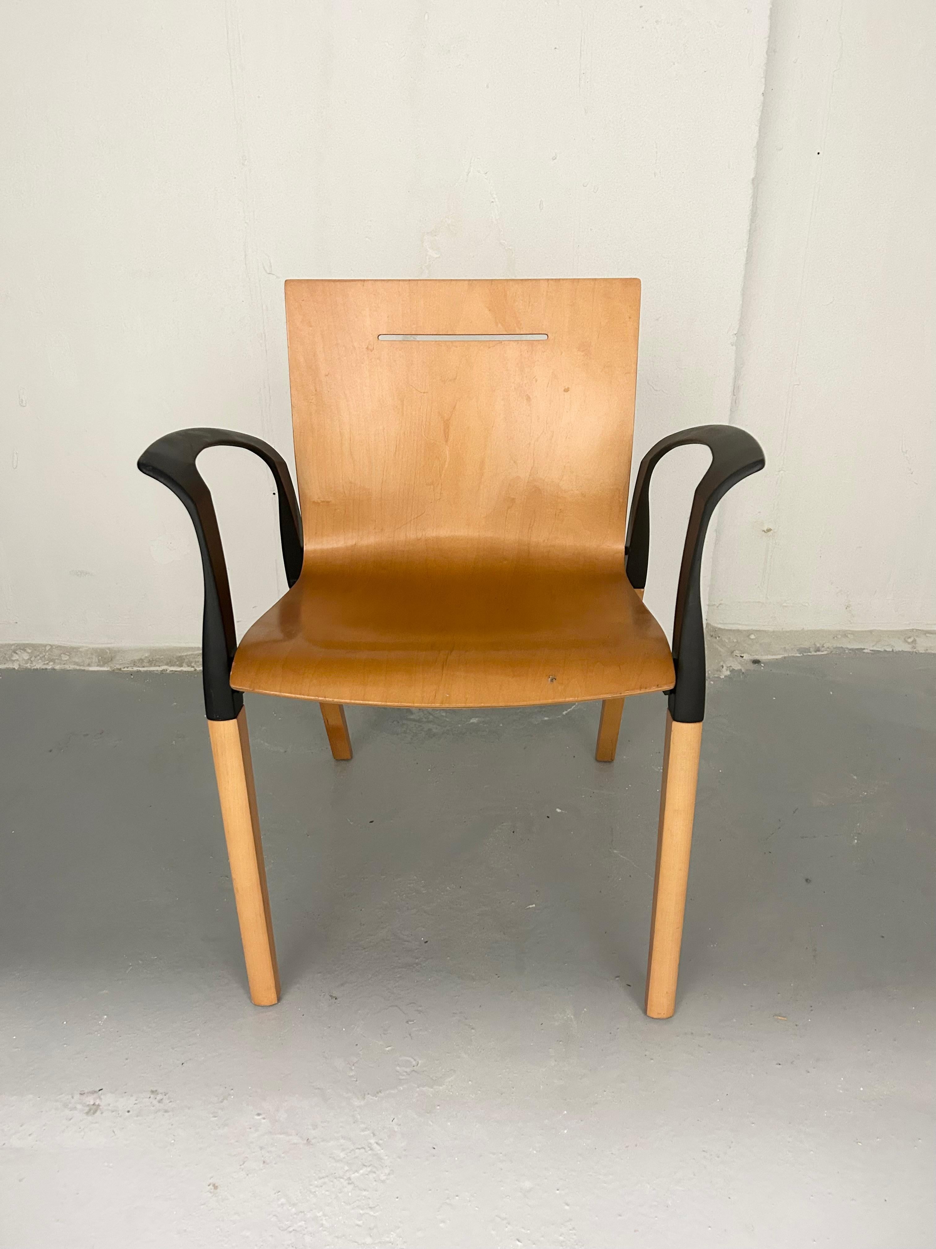 Contemporary Bentwood Steelcase Chair