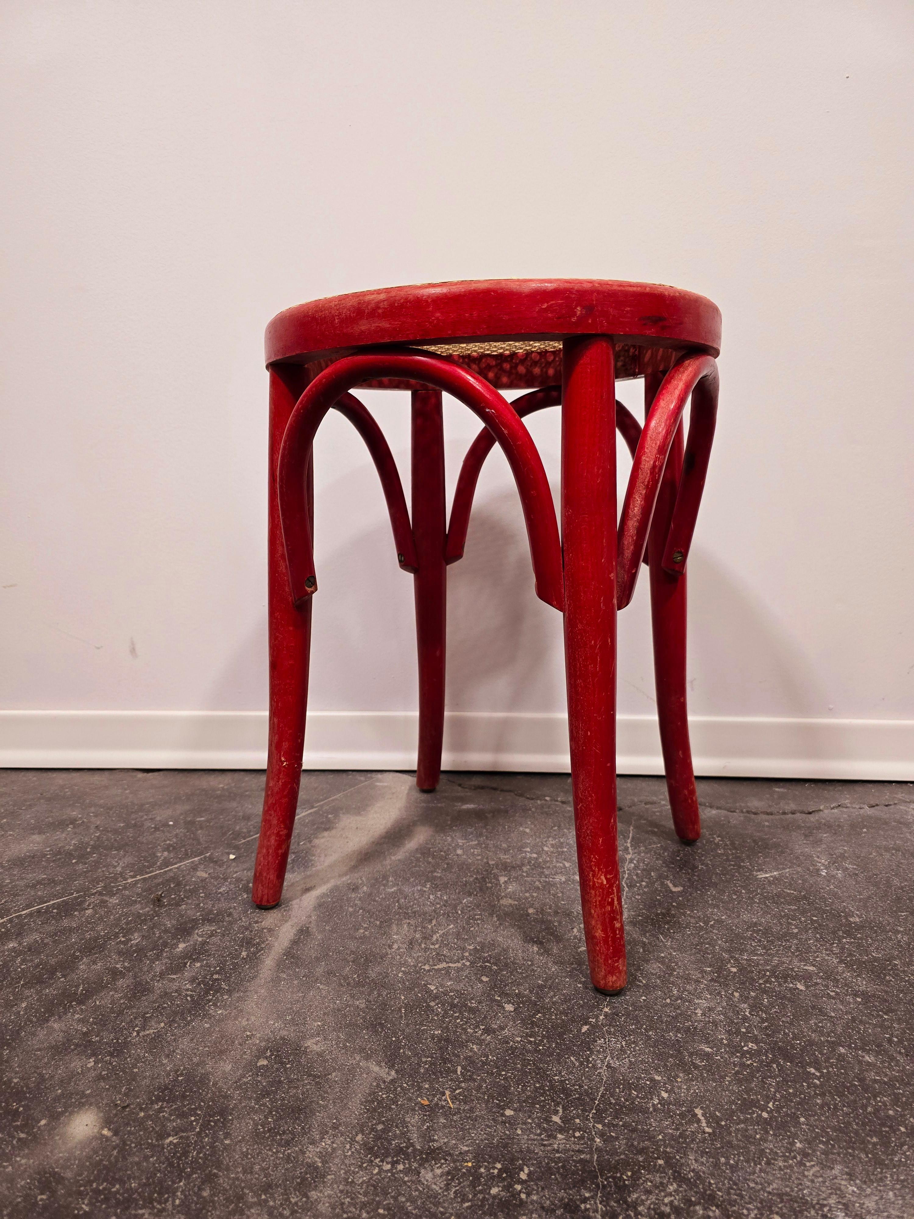 Bugholz STOLL 1950er Rötel im Angebot 1
