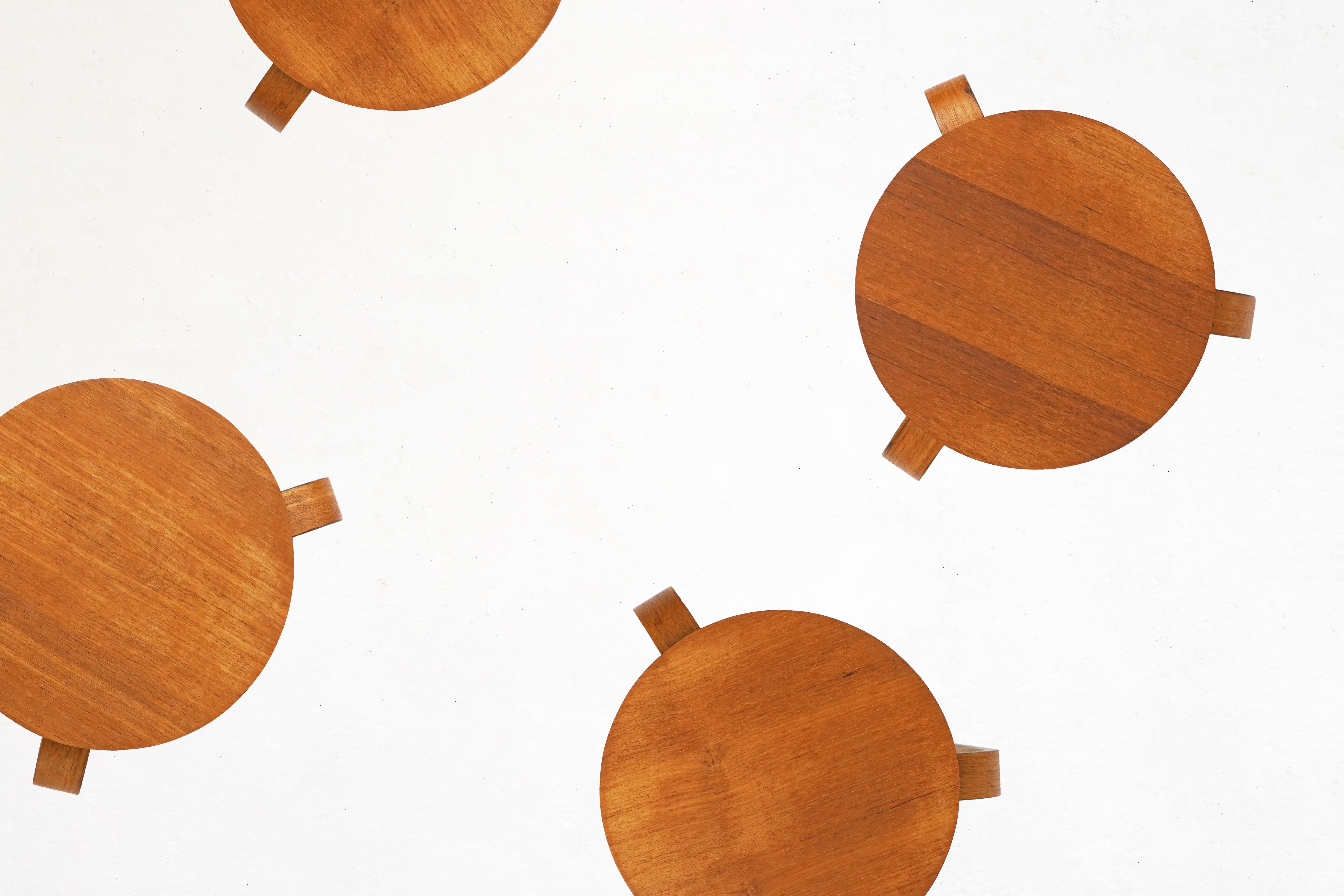 Bentwood Stool in the Style of Avlar Aalto for Artek In Good Condition In TORONTO, CA