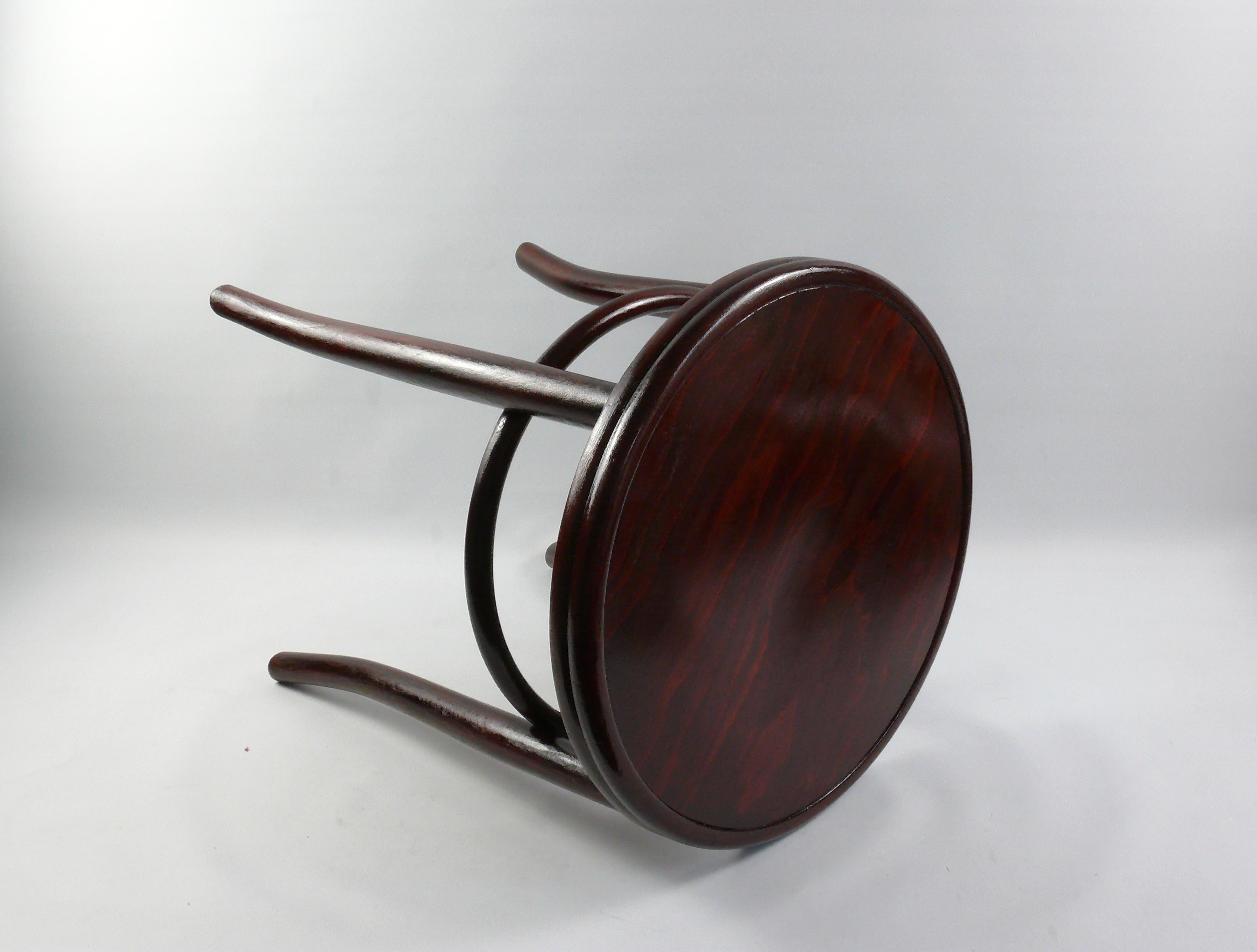 Bentwood Stool, Late 19th Century In Good Condition In Schwerin, MV