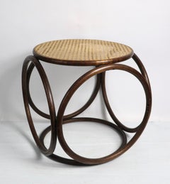 Bentwood Stool Ottoman by Thonet