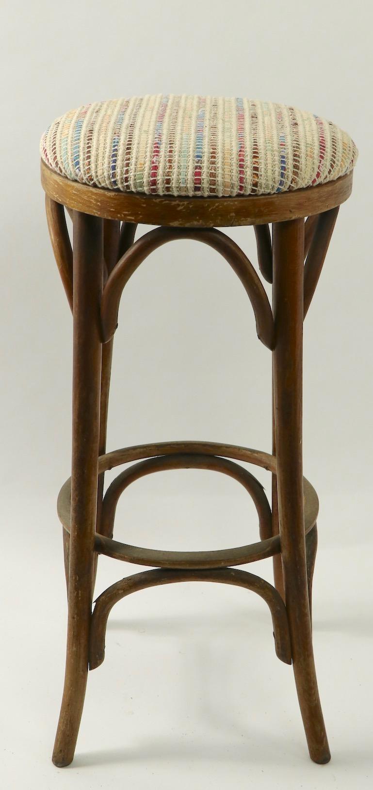 Vienna Secession Bentwood Stools Attributed to Thonet 2 Available