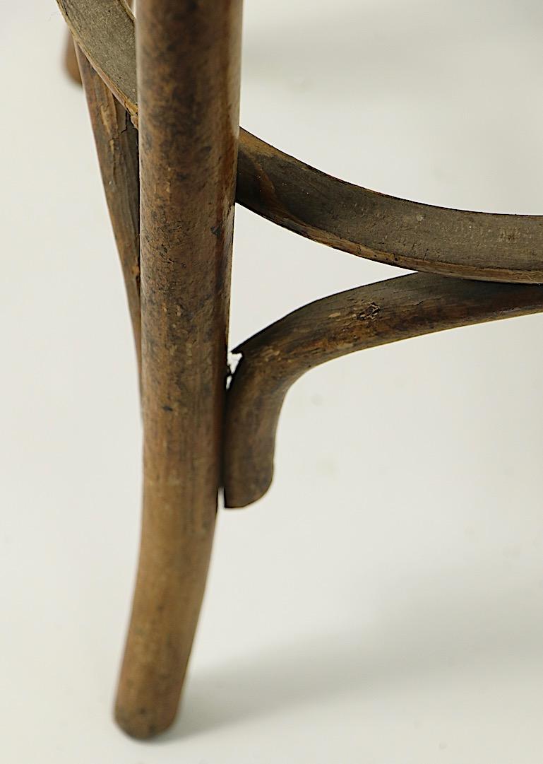 Bentwood Stools Attributed to Thonet 2 Available 1