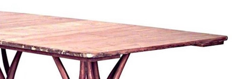 Bentwood Stripped Dining Table In Good Condition For Sale In New York, NY