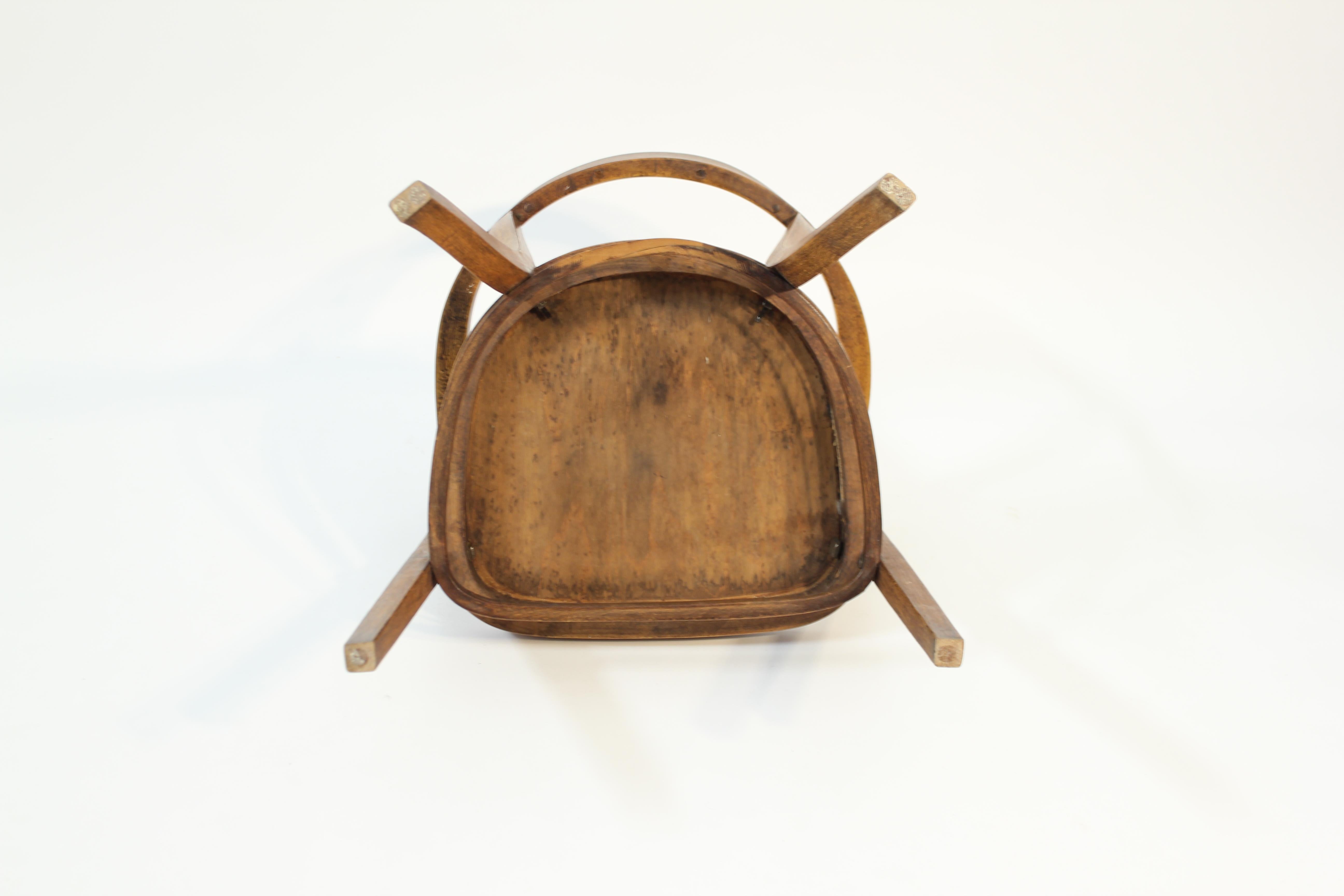 Fauteuil Thonet en bois courbé, début du 20e siècle en vente 2
