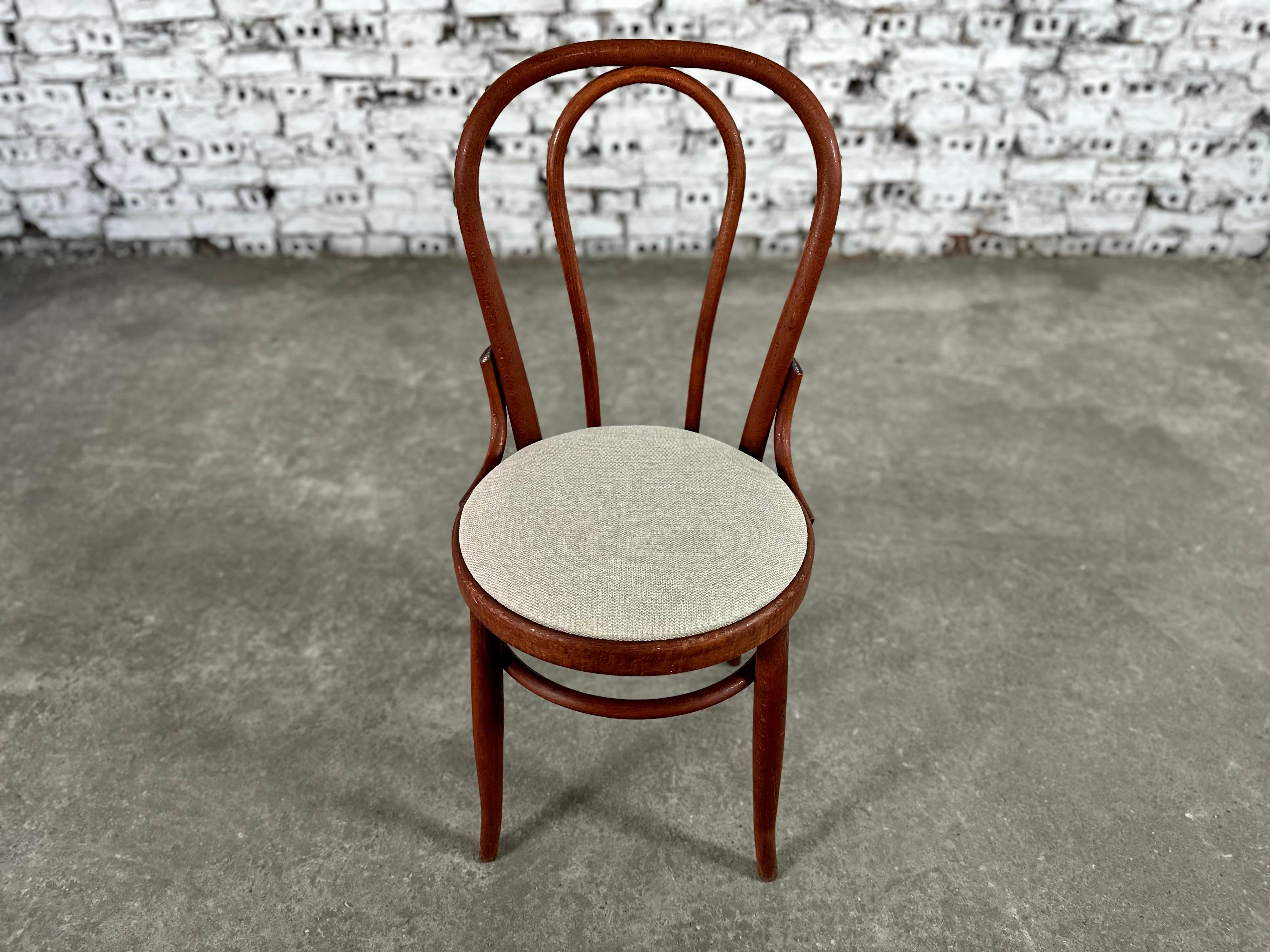 Bentwood Thonet No.14 Styled Bistro Dining Chairs Reupholstered - Set of 12 3