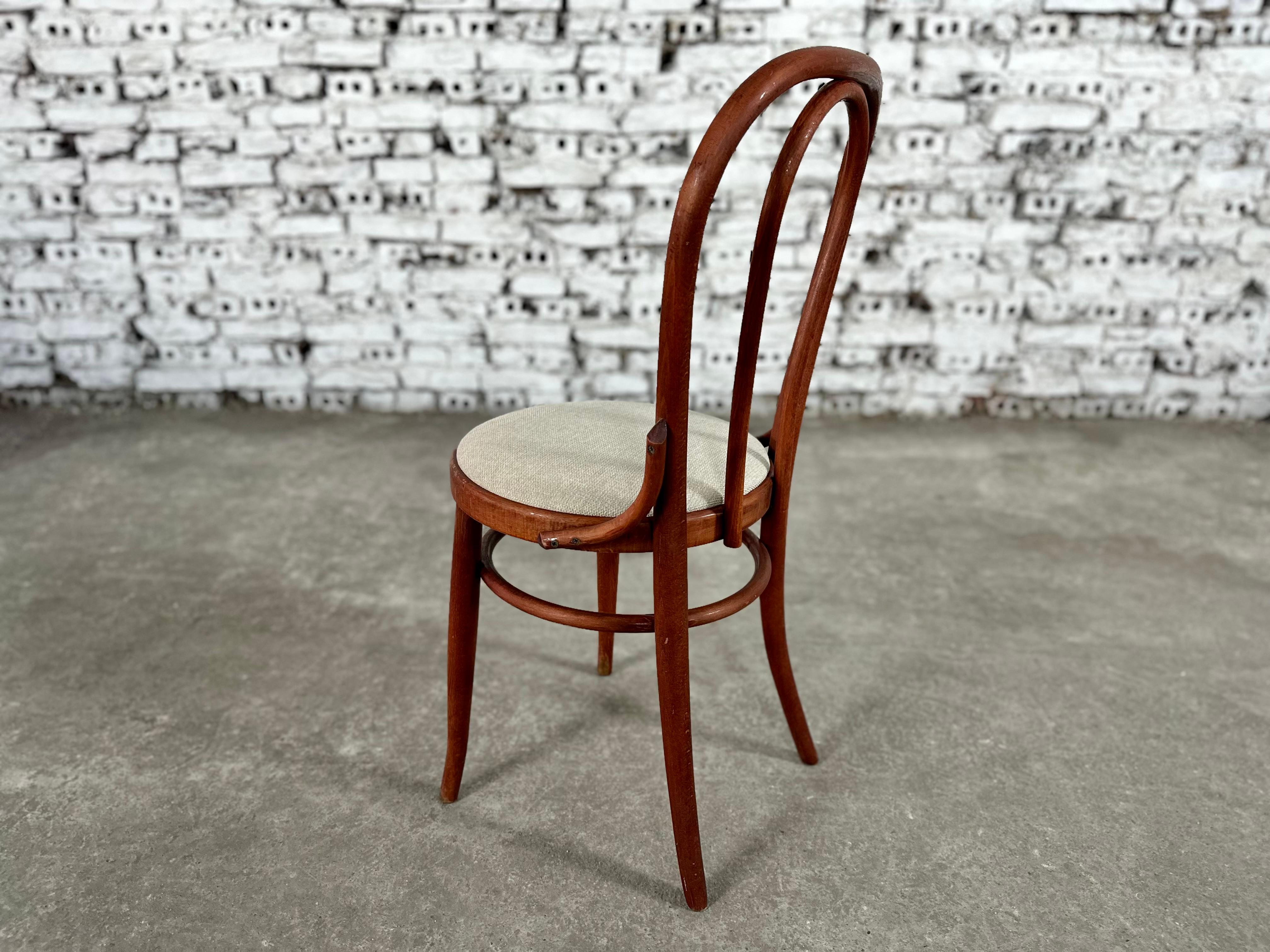 Bentwood Thonet No.14 Styled Bistro Dining Chairs Reupholstered - Set of 12 5