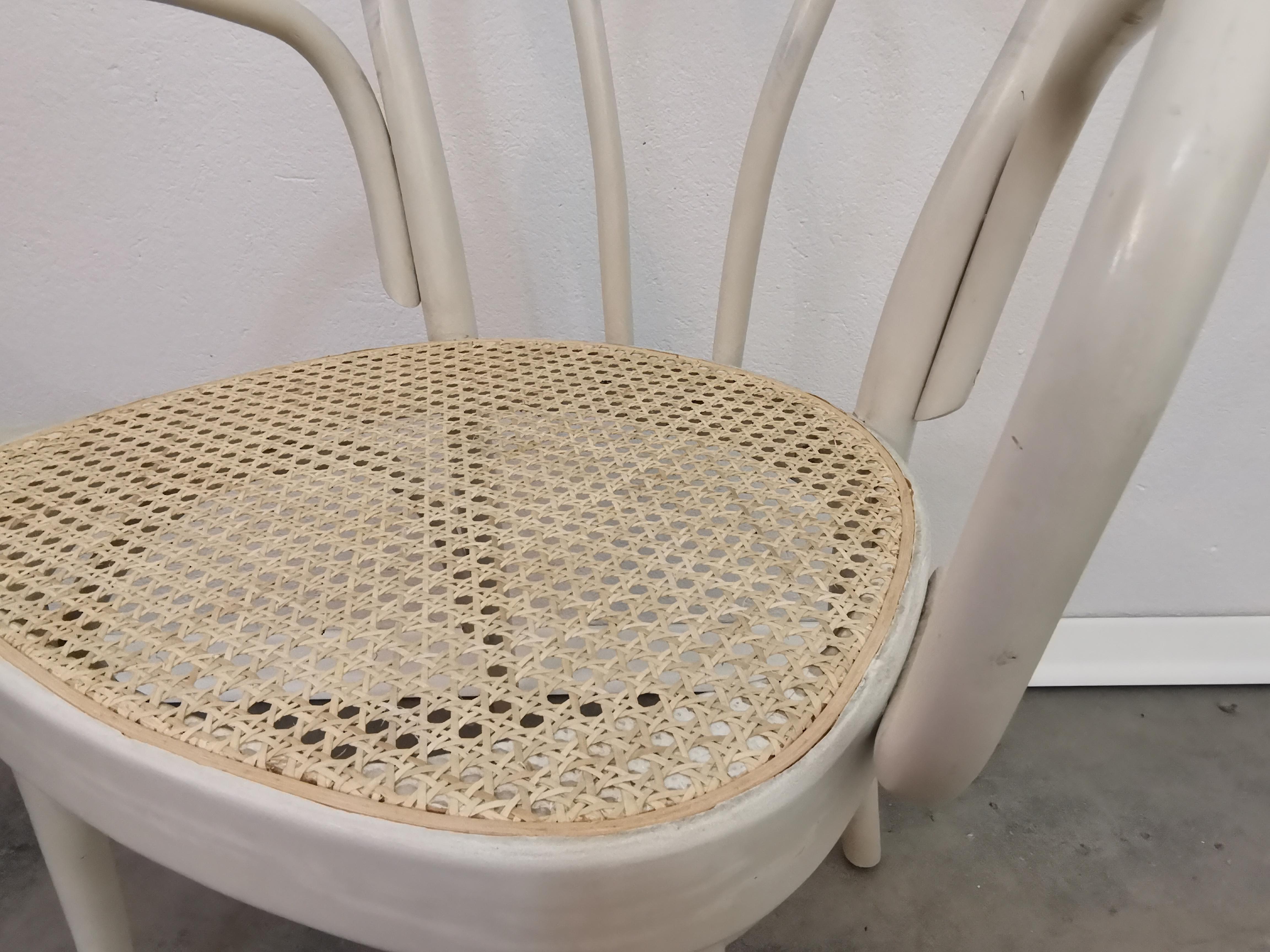 European Bentwood Thonet Style Armchair, 1970s For Sale