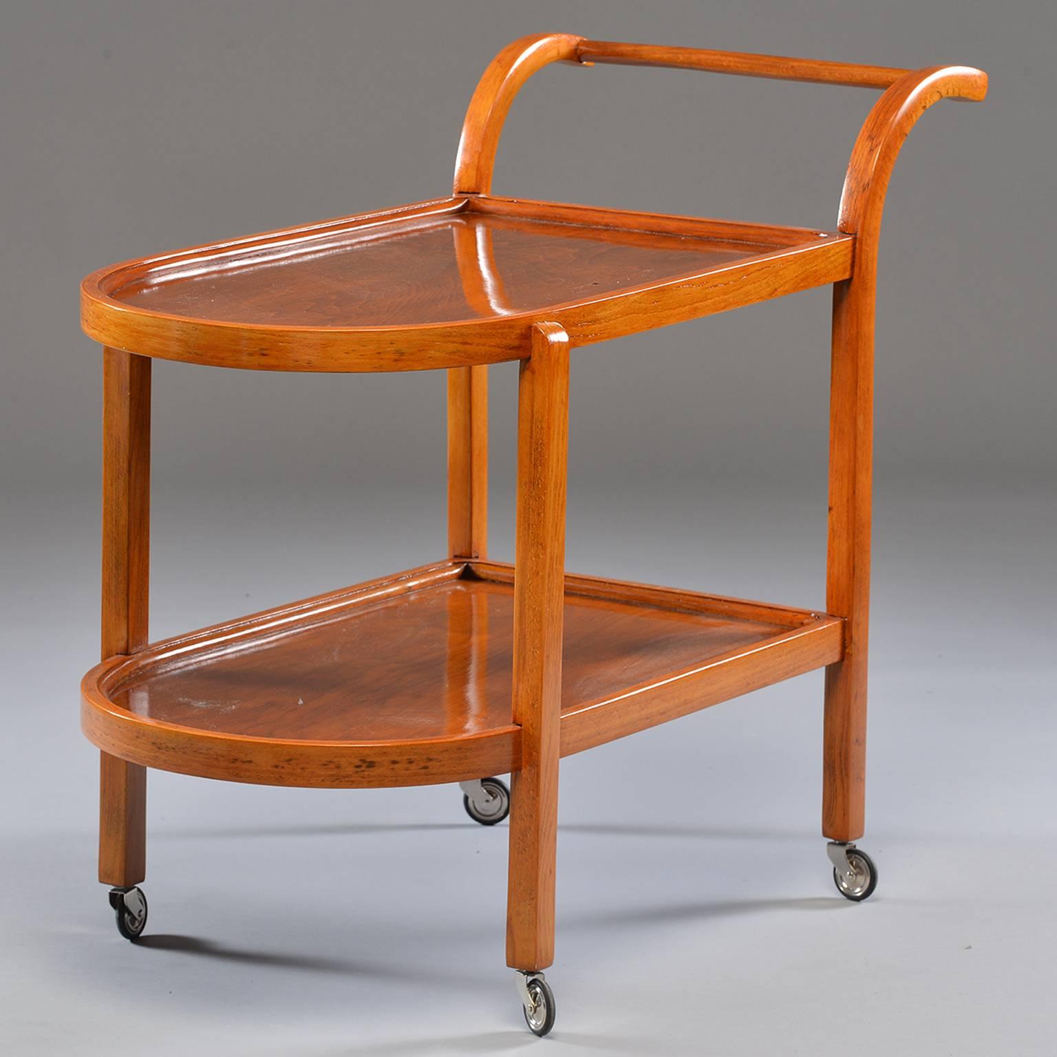 Bentwood Two-Tier Trolley or Tea Cart 1