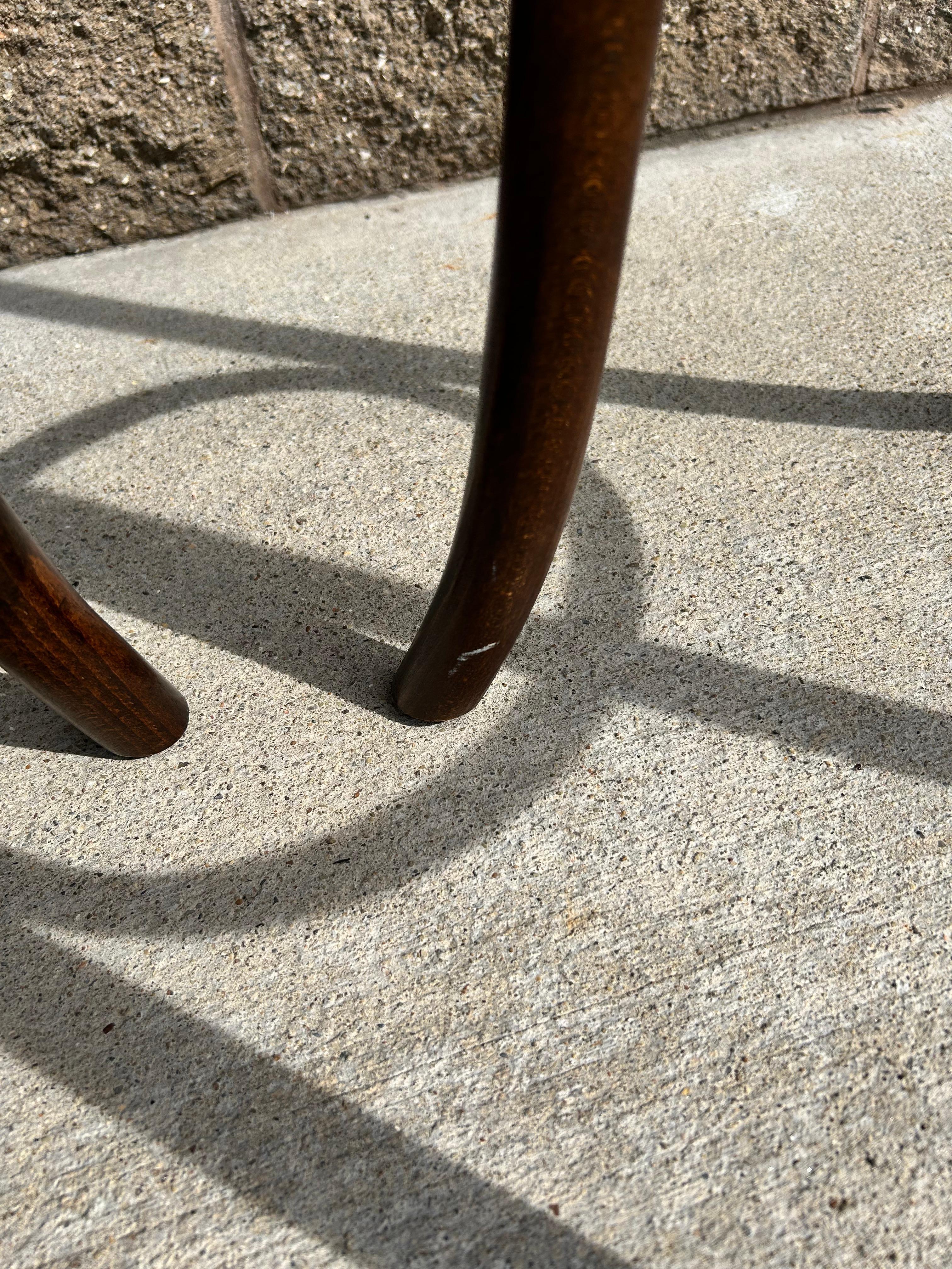 Bentwood & Vienna Tabouret de bar en paille-Paire en vente 4