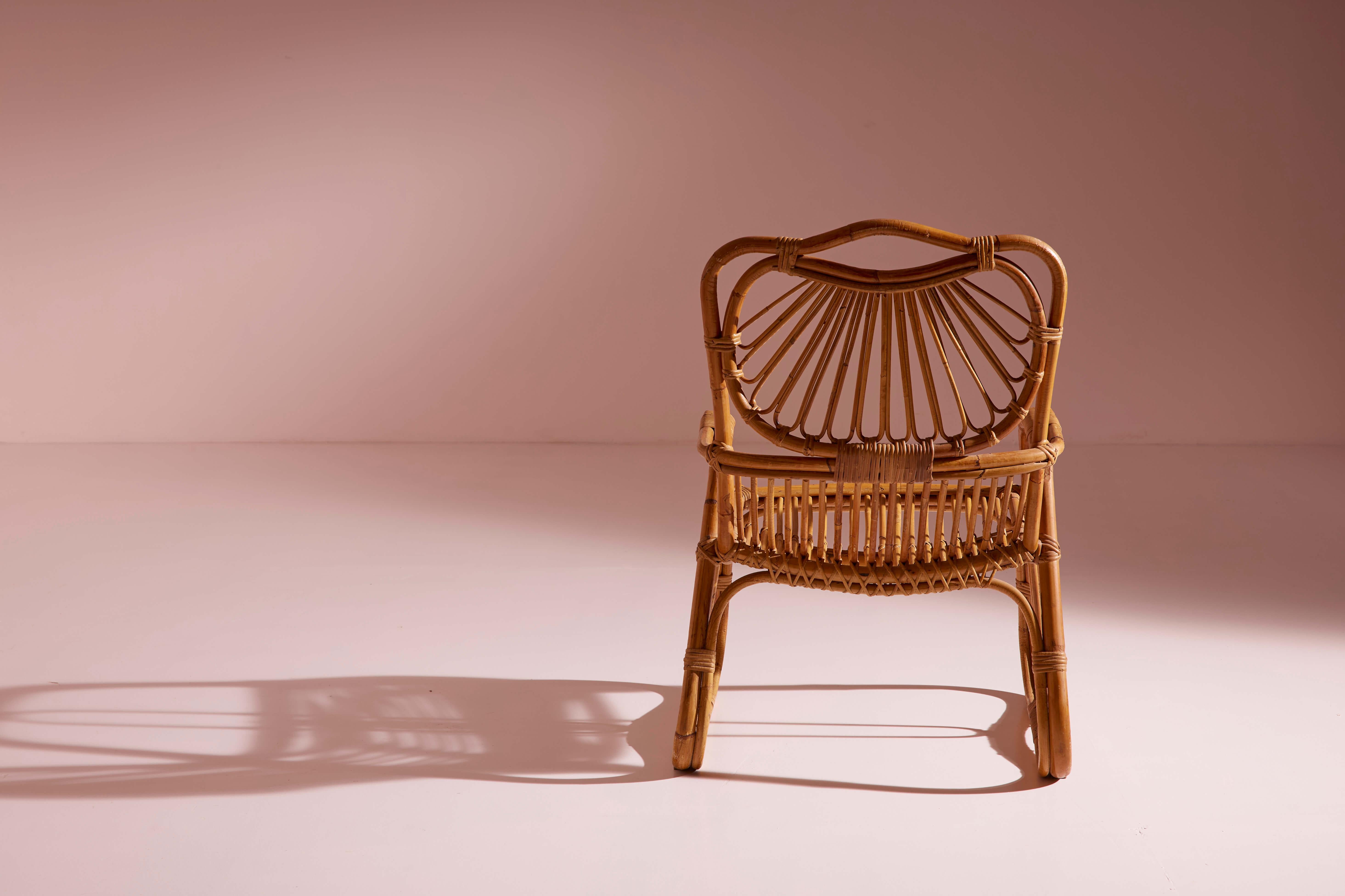 Bentwood Wicker and bamboo Garden or Living Room Set, Italian Manufacture, 1960s For Sale 3