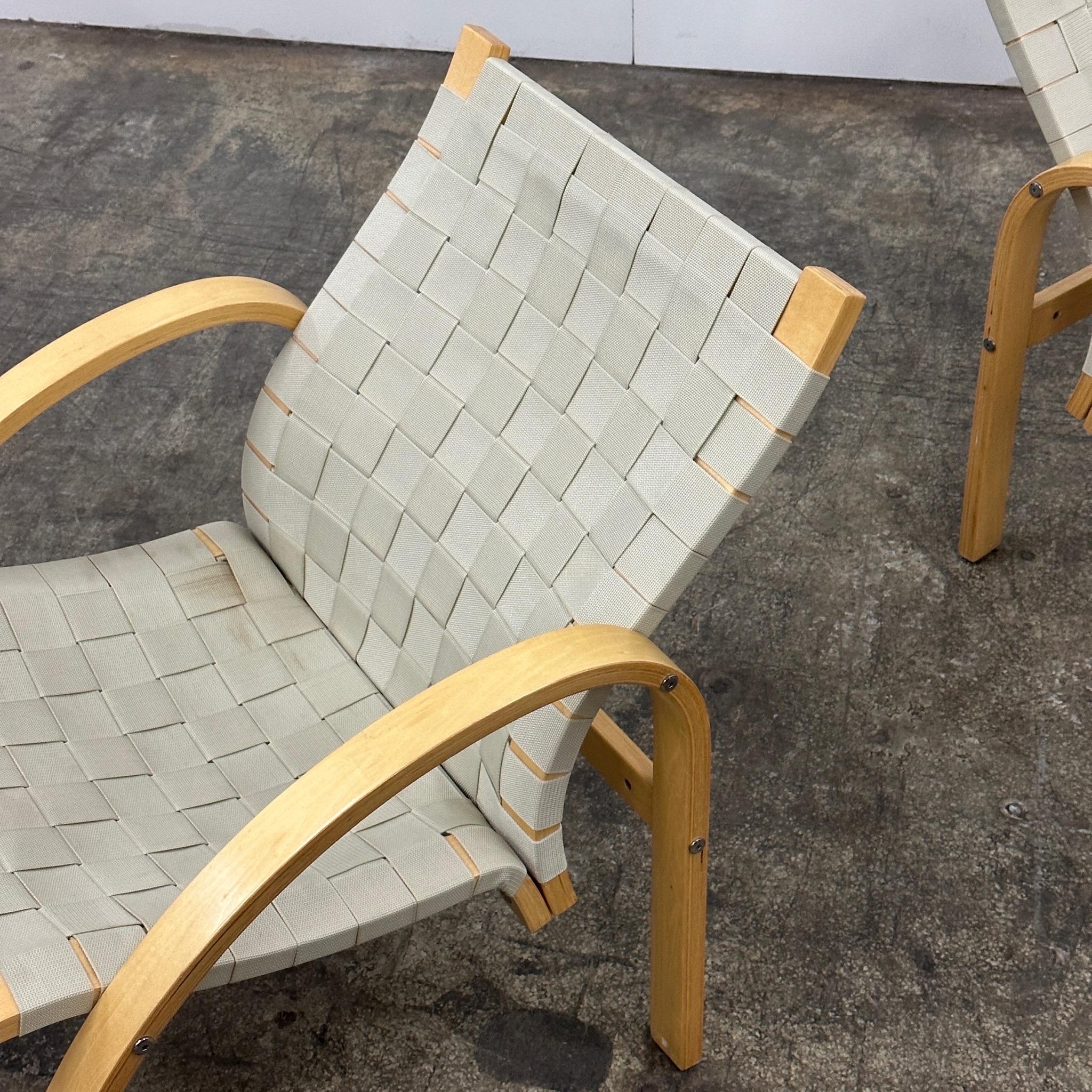 Danish Bentwood Woven Accent Chairs by Kvist Møbler For Sale