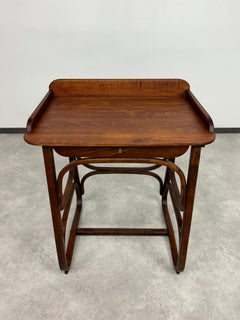 Bentwood writing table by Thonet