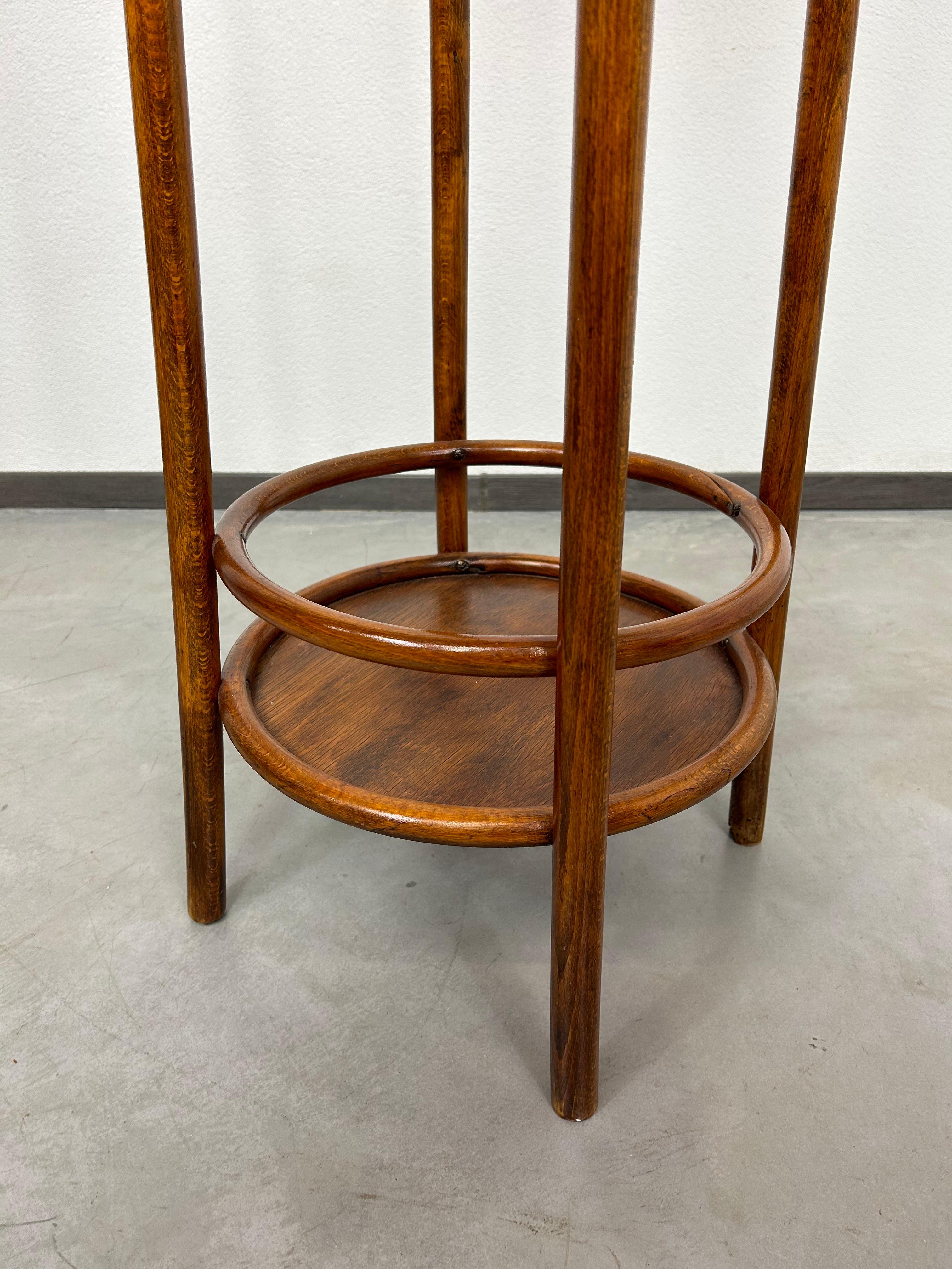 Bentwoon plant stand attr. Otto Wagner for Thonet In Good Condition For Sale In Banská Štiavnica, SK
