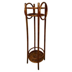 Antique Bentwoon plant stand attr. Otto Wagner for Thonet