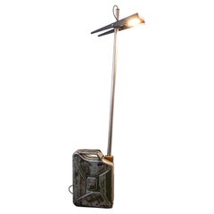Benzina - Contemporary Handmade Industrial Floor Lamp by Caio Superchi