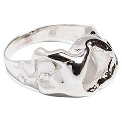 Ring aus Sterlingsilber mit BeO-Ring