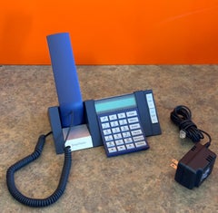 BeoCom 2400 Desktop Telephone in Navy Blue by Martin Iseli for Bang & Olufsen