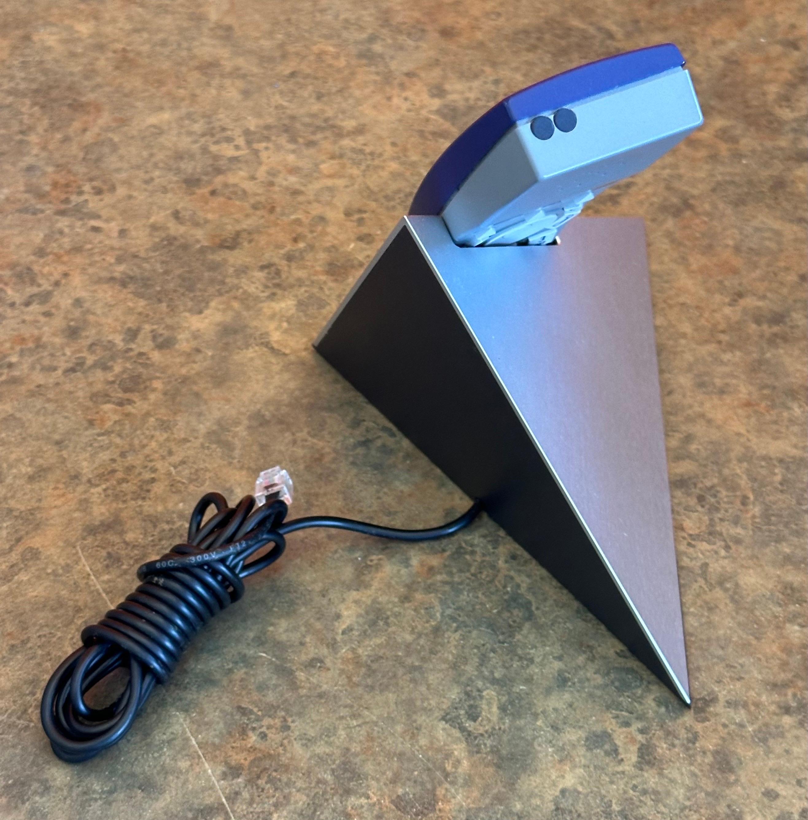 20th Century BeoCom 6000 Desktop Telephone in Royal Blue by Martin Iseli for Bang & Olufsen For Sale