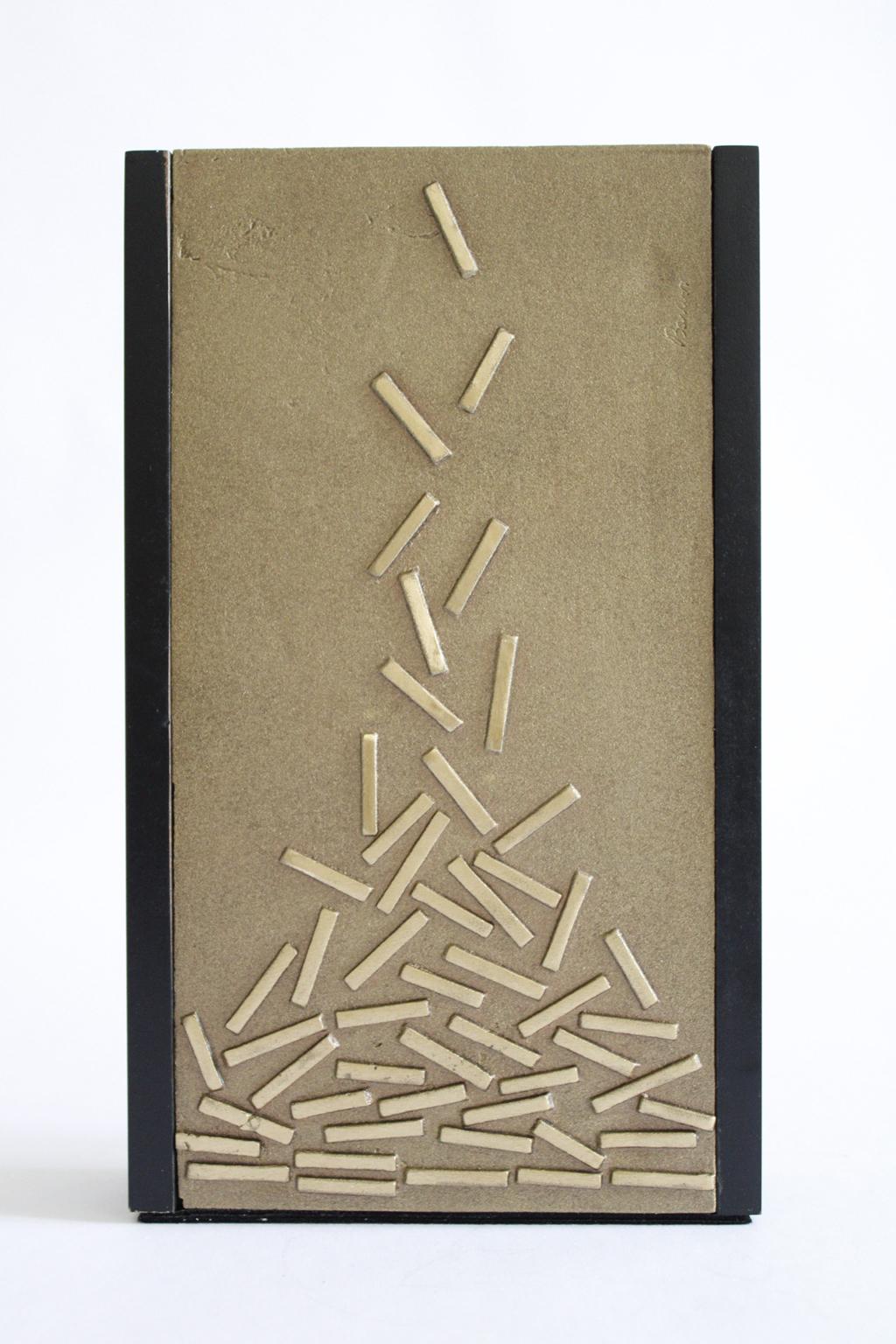 Italy Northern Tale 1990 Bronze Abstract Sculpture Racconto Del Nord - Print by Beppe Bonetti