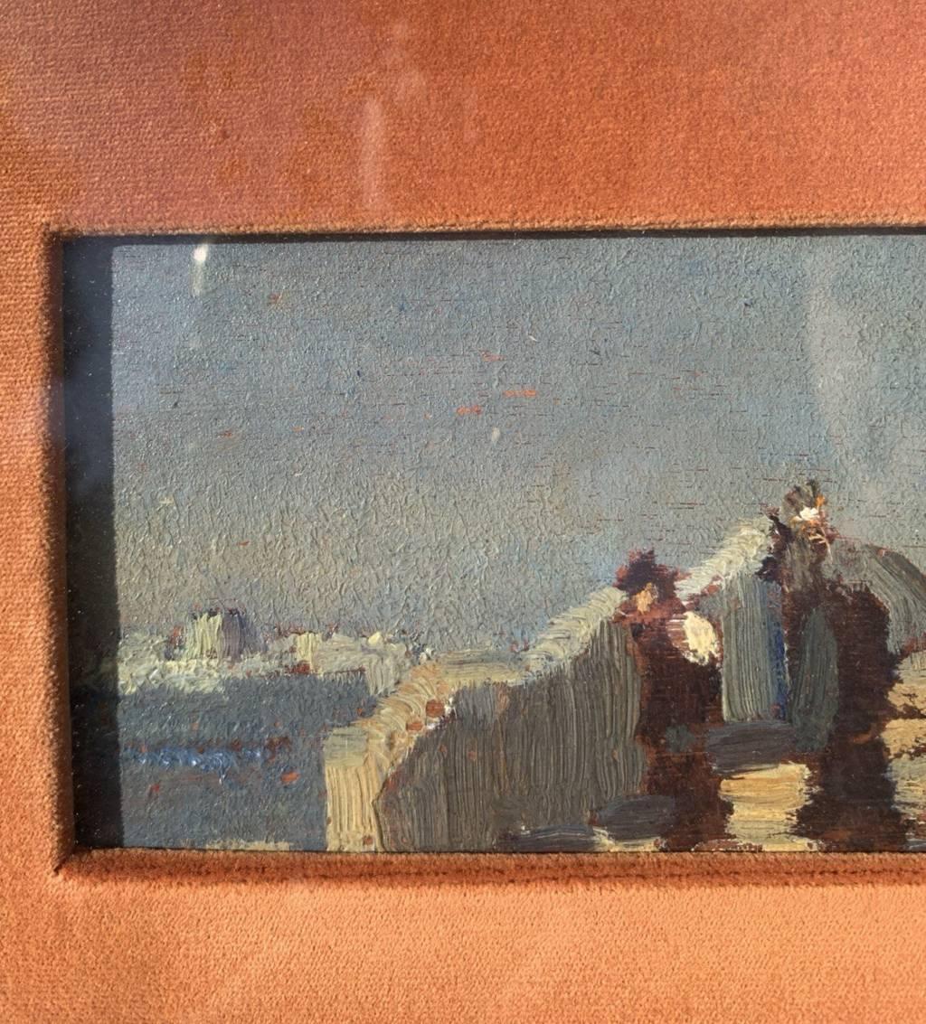 Beppe Ciardi (maestro veneciano) - Conjunto de tres cuadros del siglo XX - Venecia en venta 11