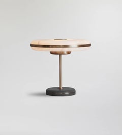 Beran Antique Brass Large Table Lamp by Bert Frank