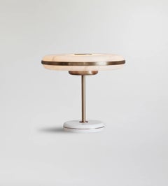 Beran Antique Brass Large Table Lamp by Bert Frank