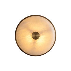 Beran Antike Wandleuchte aus Messing von Bert Frank