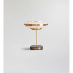 Petite lampe de bureau Beran en laiton brossé de Bert Frank