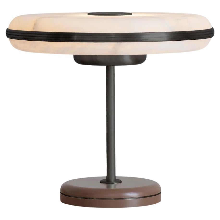 Beran Dark Bronze Large Table Lamp by Bert Frank For Sale