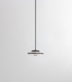 Lampada a sospensione piccola Beran in bronzo scuro di Bert Frank