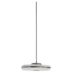 Beran Satin Nickel Large Pendant Lamp by Bert Frank