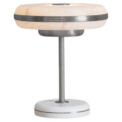Beran Satin Nickel Small Table Lamp by Bert Frank