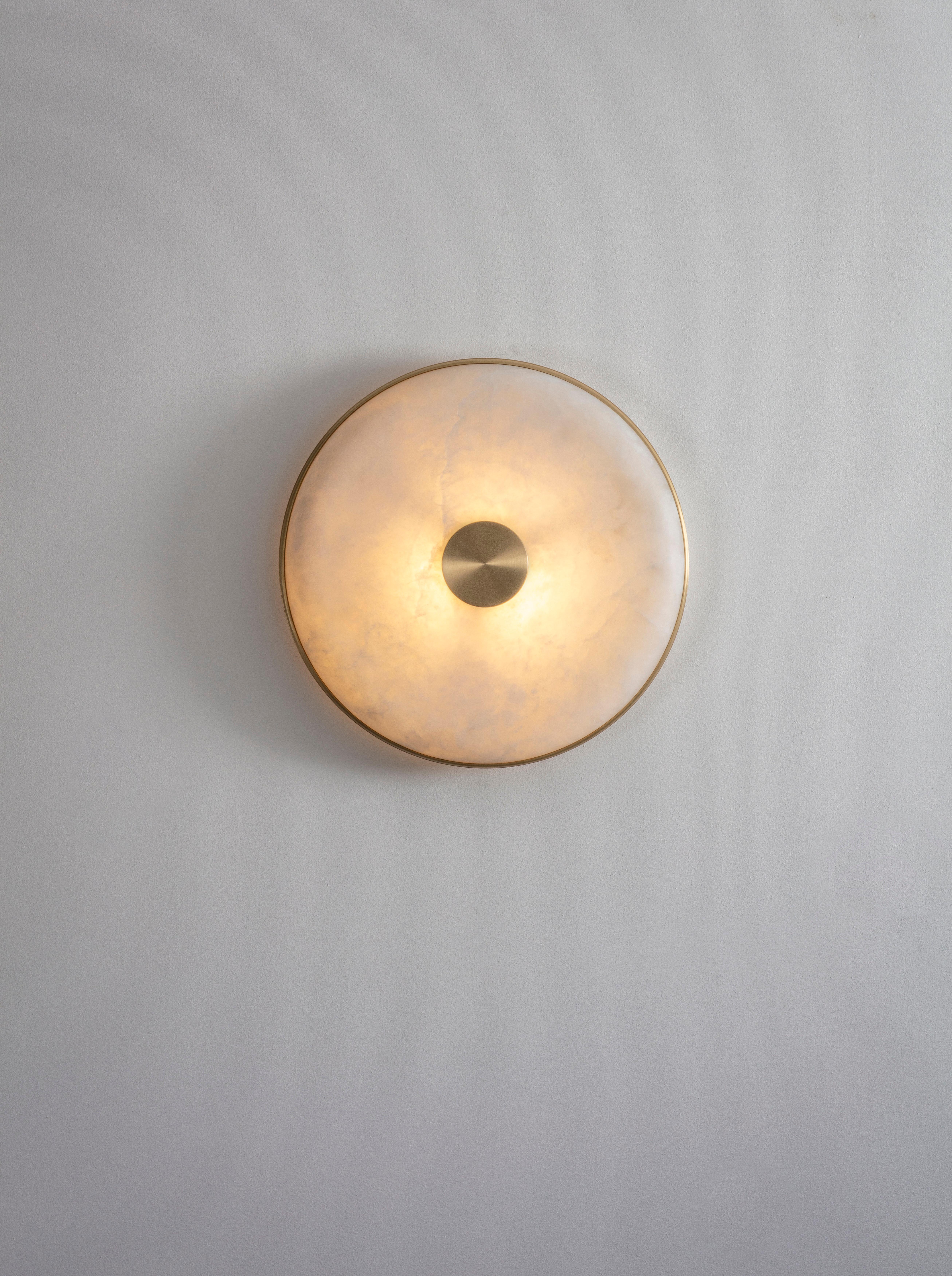 Modern Beran Wall Light Large, Brass by Bert Frank For Sale