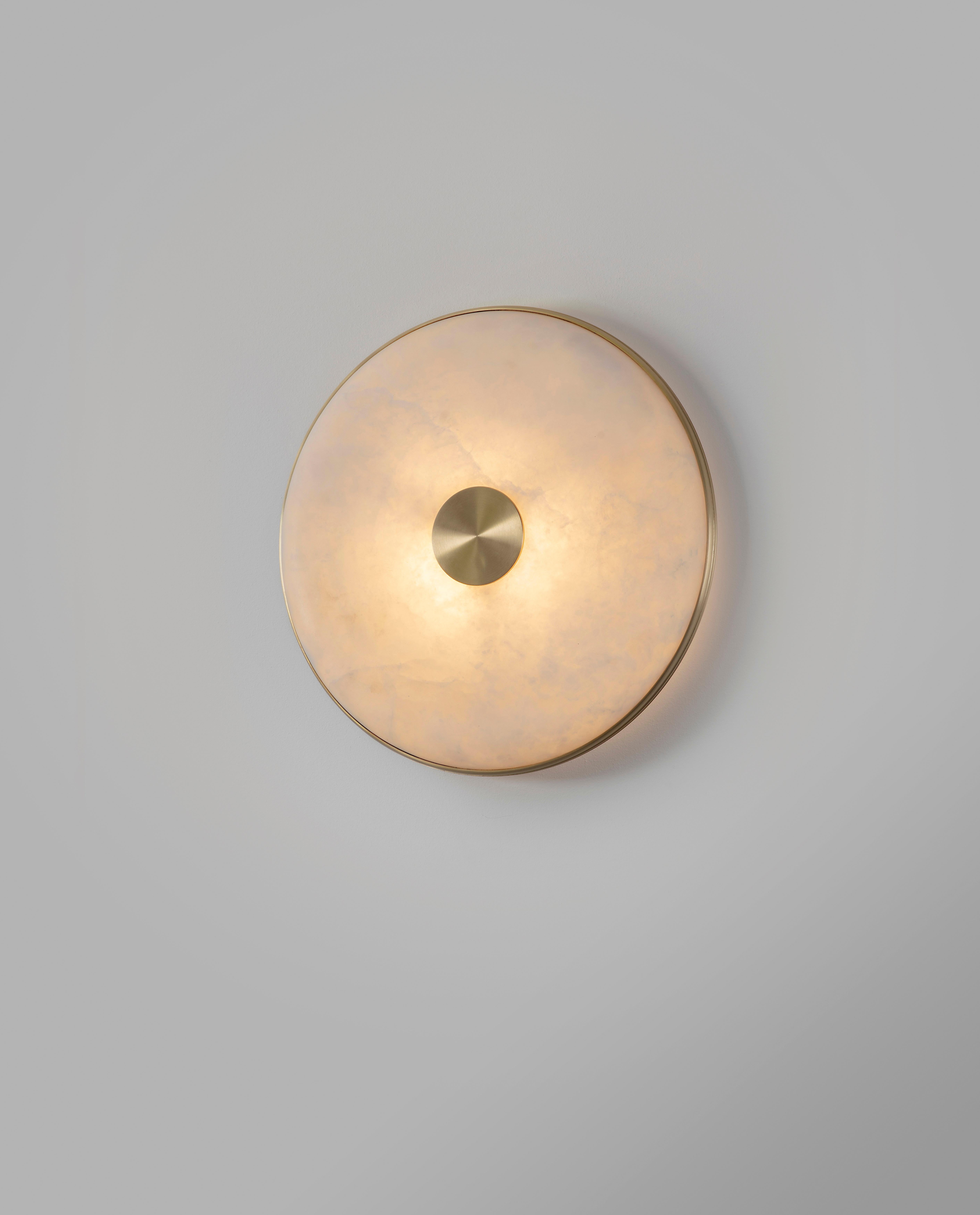 Beran Wall Light Large, Brass by Bert Frank In New Condition For Sale In Geneve, CH