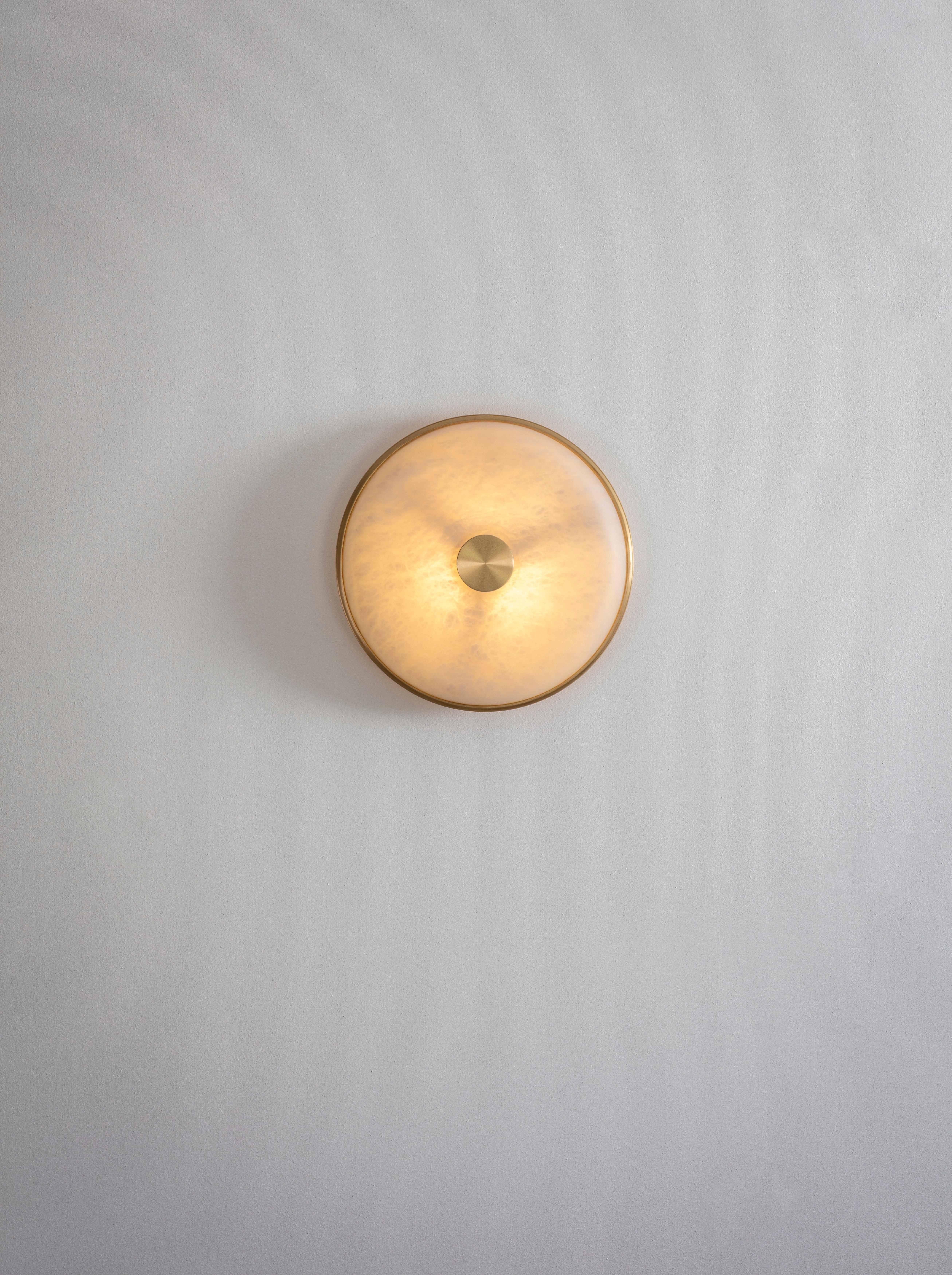 Beran Wall Light Small, Brass by Bert Frank For Sale 2