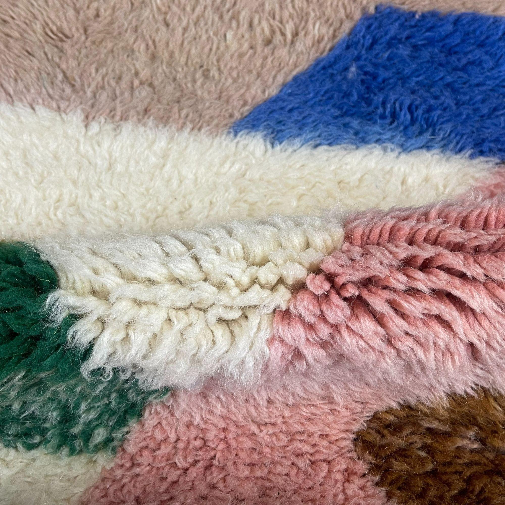 Moroccan Rug Berber Harmony , 4.9x8.2 FT Handmade Berber Rug, In Stock For Sale 3