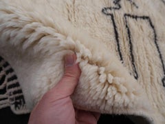 Berber Lion Rug North African Moroccan Tribal Carpet Hand Knotted Wool