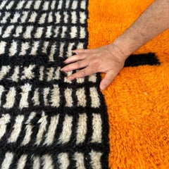 Berber Moroccan Rug Runner, 3x8 FT, Handwoven Tribal Berber Rug Design