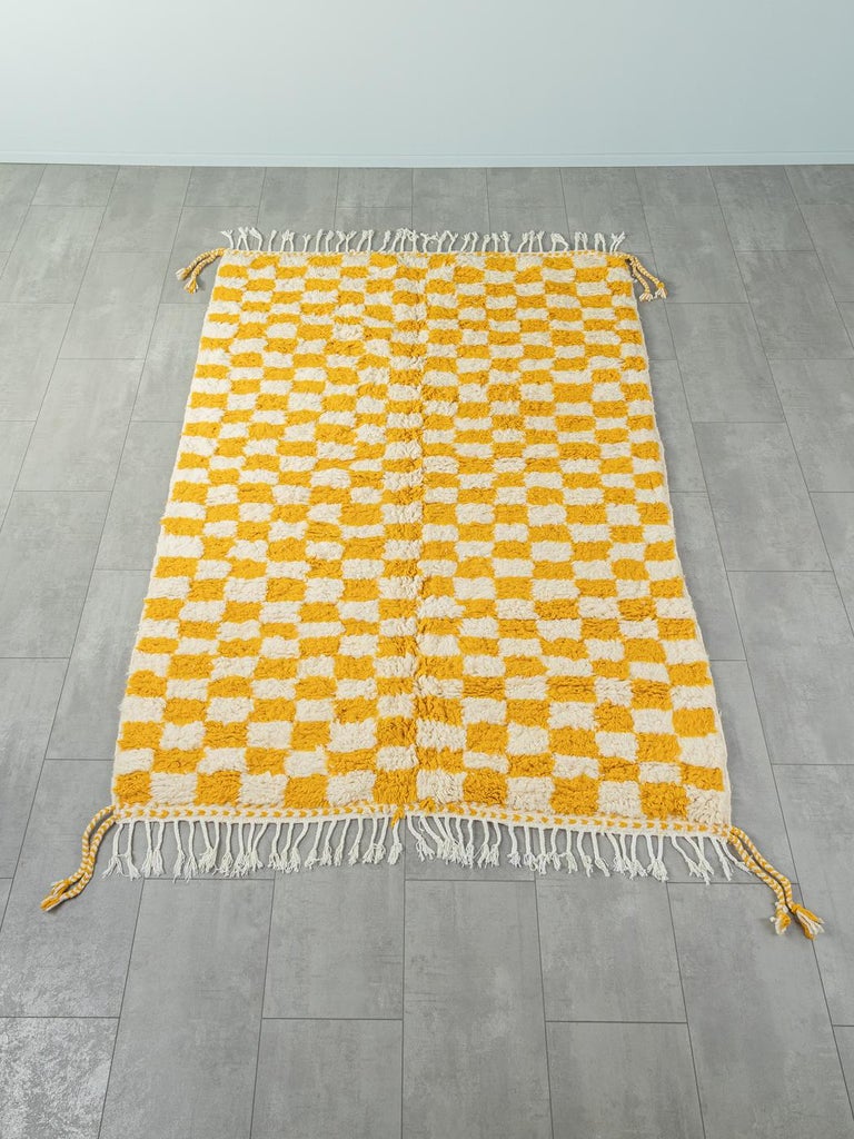 Berber Rug 100 Wool Beni Ourain Handwoven Moroccan For Sale at 1stDibs