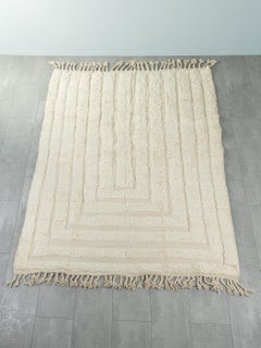 Tapis berbère 100 % laine fait à la main Beni Ourain