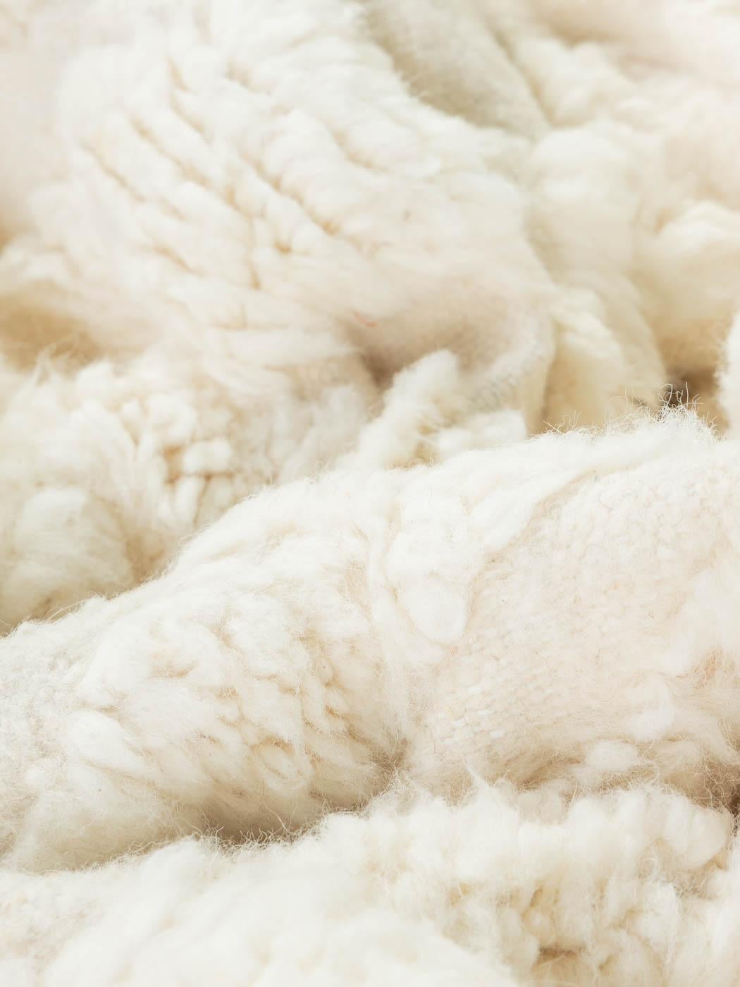 Marokkanischer Teppich aus 100% Wolle, handgewebt im Angebot 3