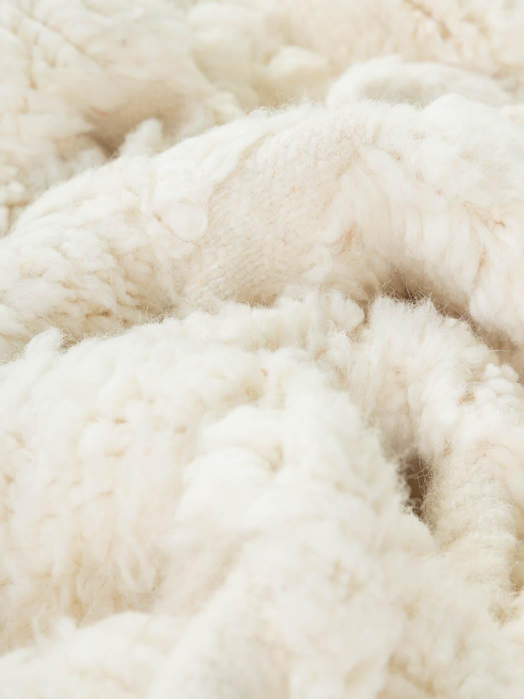 Marokkanischer Teppich aus 100% Wolle, handgewebt im Angebot 4
