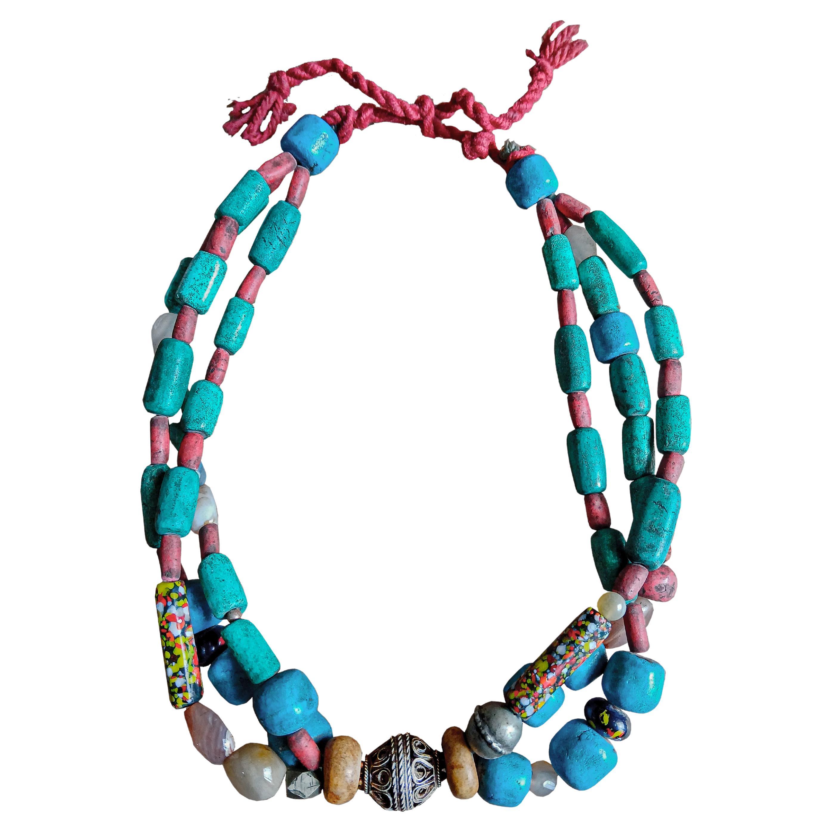 Berber  Stone Necklace, Early 20th Century