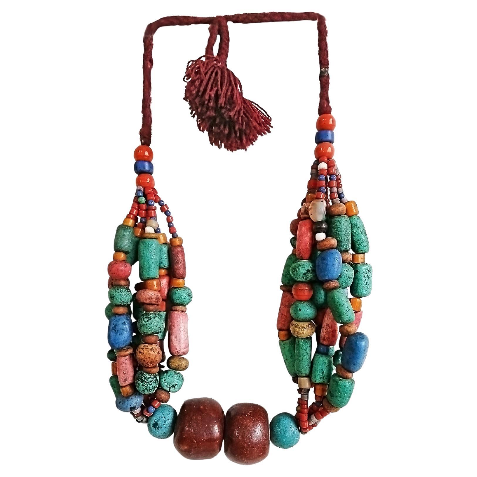 Berber  Stone Necklace, Early 20th Century