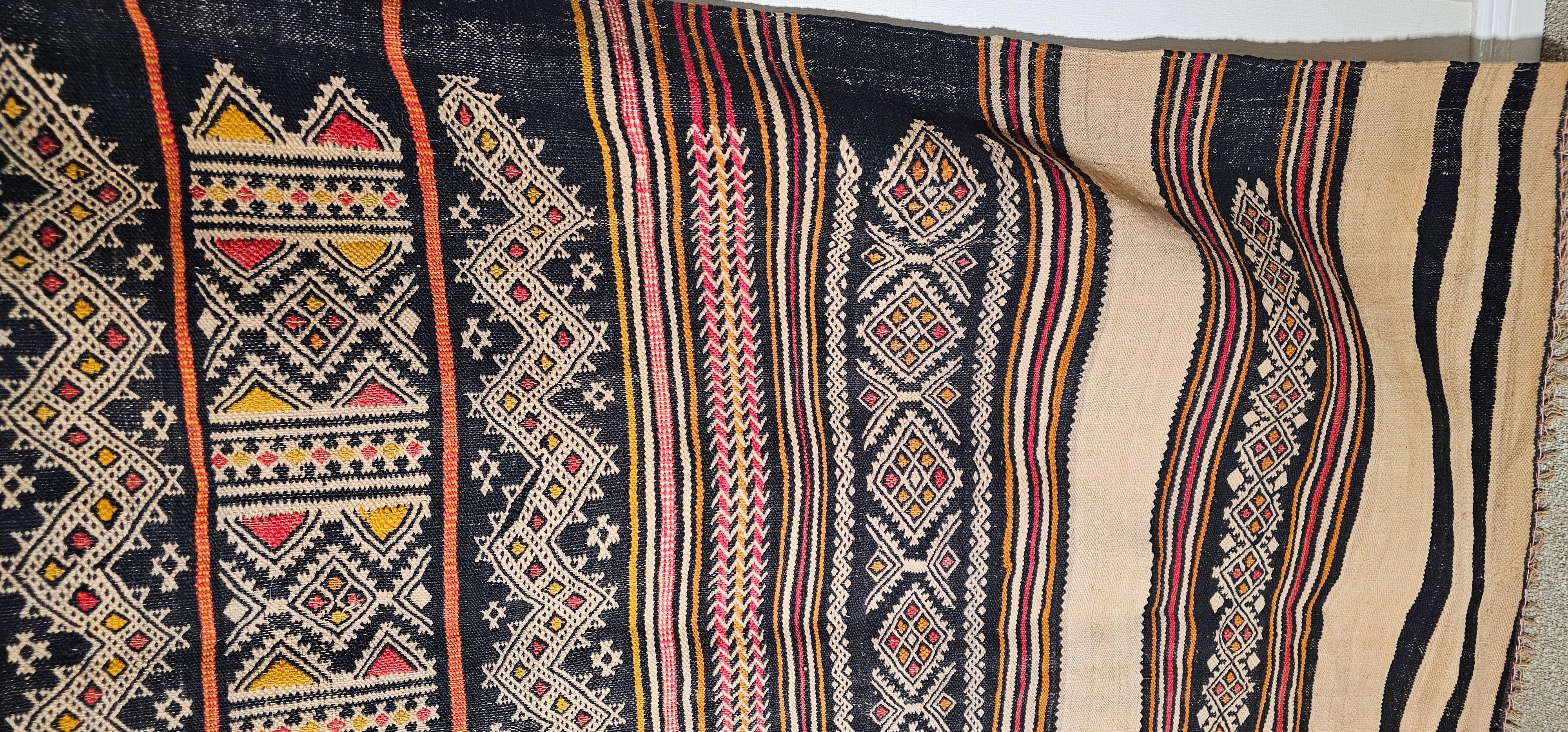 Tessuto a mano Coperta matrimoniale berbera in vendita