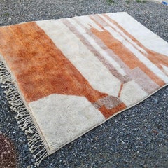 Berberteppich aus Wolle AMBER DUSK Modern Handgewebt Minimalistisch Individuelles Design