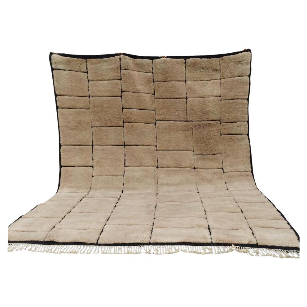 Berber Wool Rug BALANCE Modern Handwoven Minimalist Contemporary Custom Design