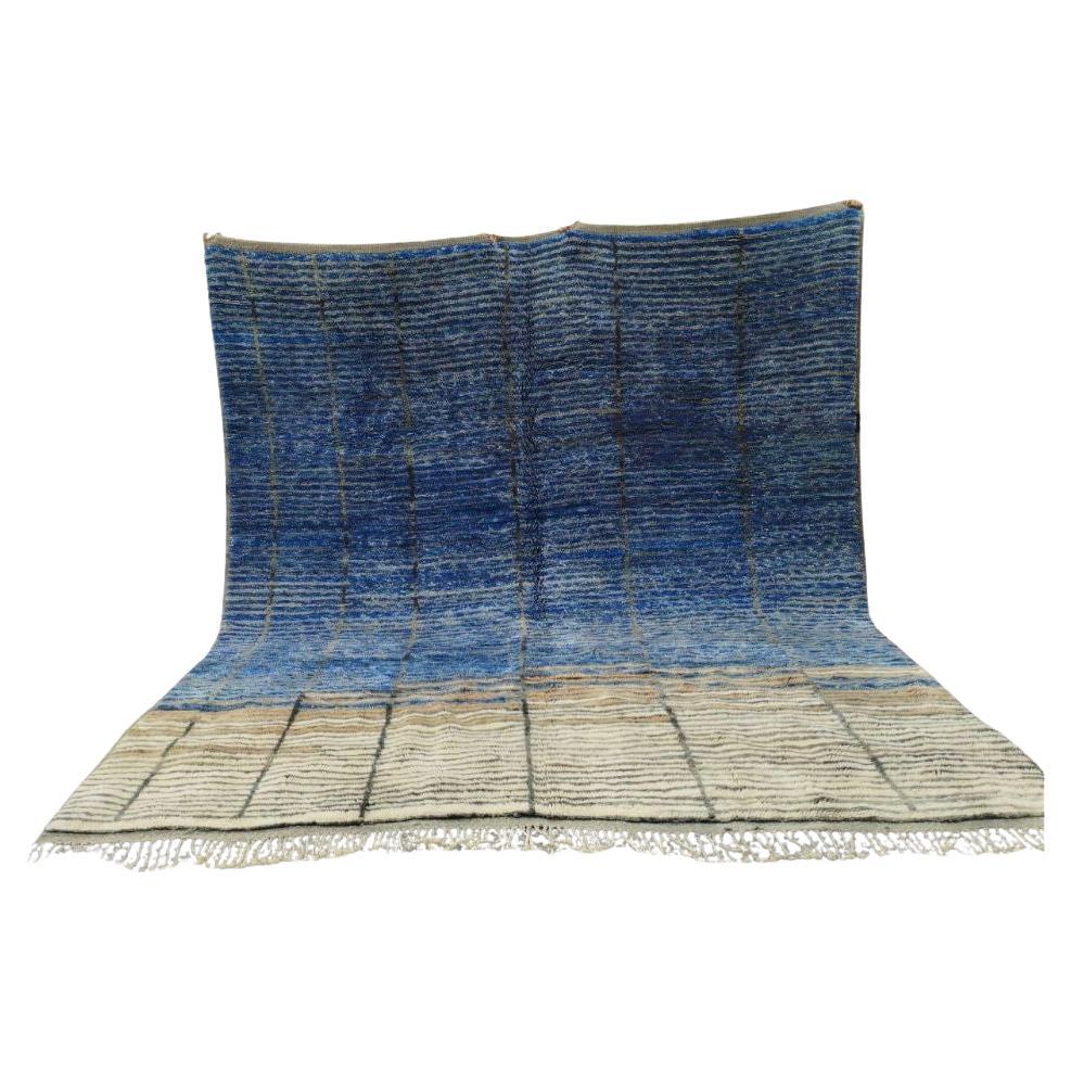 Berber Wool Rug COAST Modern Handwoven Minimalist Contemporary Custom Design