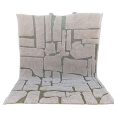 Berber Wool Rug JARDIN Modern Handwoven Minimalist Custom Contemporary Design